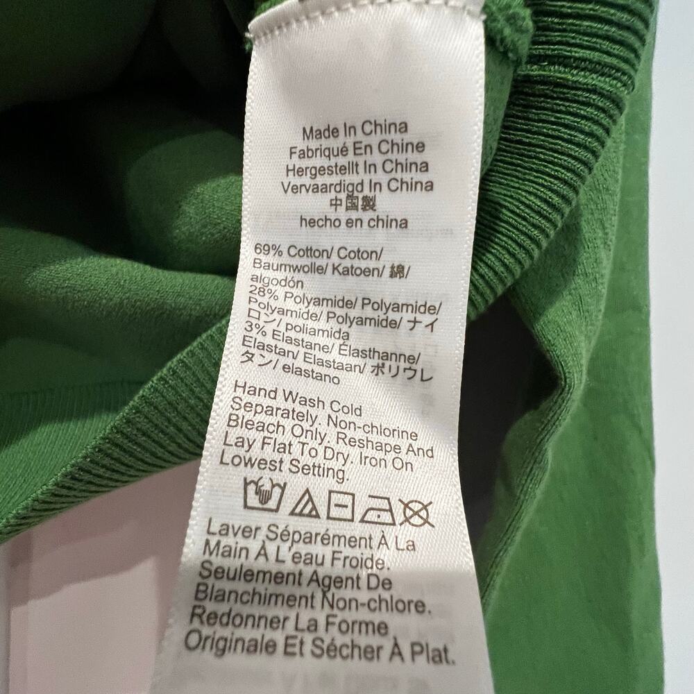 J. Crew Women's Jackie Cardigan Premium Ultra-Fine Cotton Blend Grass Size S NWT - Picture 11 of 11